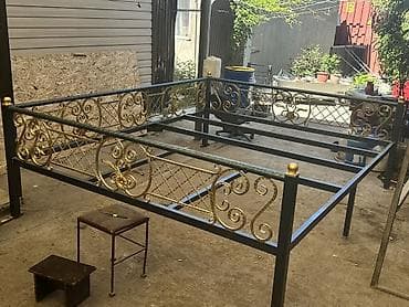 кованая мебель: Тапчан, скоро будет готов. Пока фото до — 1