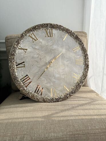 купить настенные часы в бишкеке: Часы настенные Цвет:светлый холодный серо/коричневый/бежевый с — 1