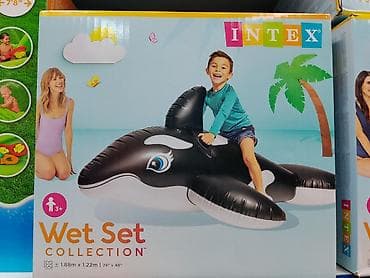 осьминог перевёртыш: Надувной аттракцион Intex Wet Set Collection — косатка - Бренд: Intex — 1
