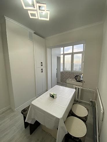 3: 3 комнаты, 65 м², Аламедин-1 мкр 105 серия, 9 этаж, Евроремонт — 1