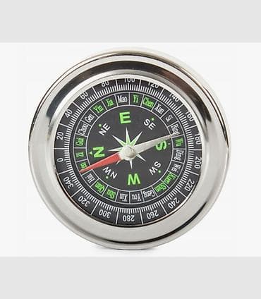 часы с gps: Компас туристический круглый, диаметр 60 мм. Металлический — 1
