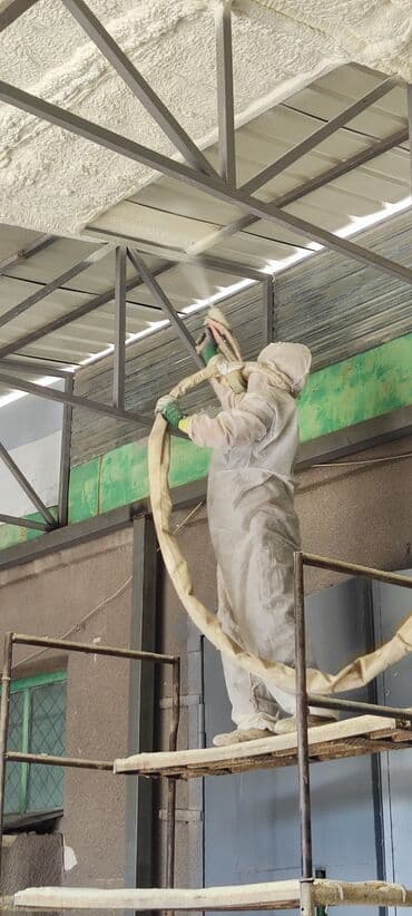 утепление домов фасадов: Утепление потолоков, Утепление крыши | Утепление контейнера, Утепление цеха, Утепление офиса | Пенополиуретан, Термопанели, Базальт Больше 6 лет опыта — 1