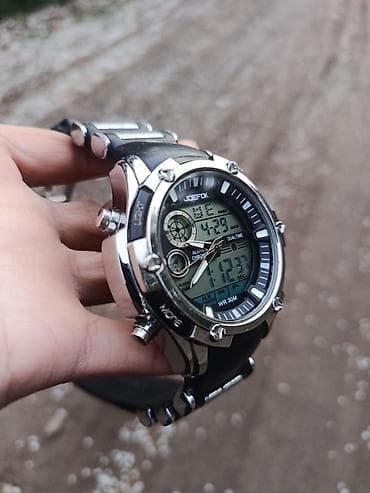 Жеке буюмдар: Спорттук сааттар саат, Таймер жана секунда өлчөгүч, Суу өткөрбөөчү, Эркектердики, Колдонулган — 5