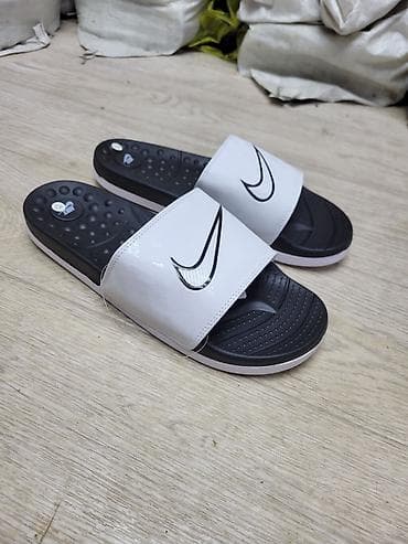 Босоножки, сандалии, шлепанцы: Мужские сандалии, 42, Nike, Новый, цвет - Белый, Платная доставка — 2