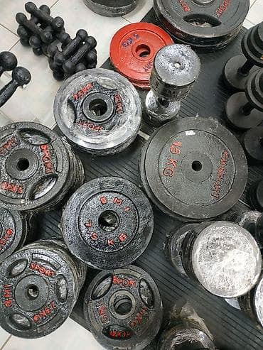 Блины для штанги в спортивном магазине sportworldkg. Железные