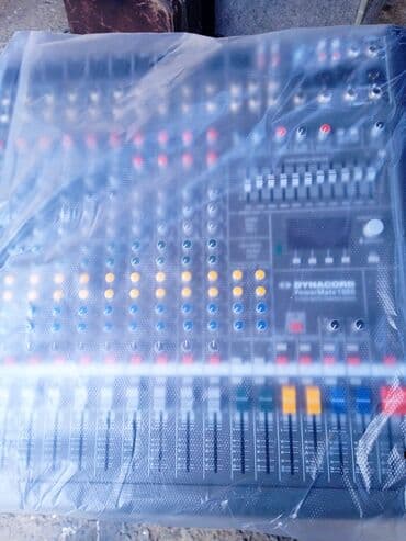 студийные микрофоны: Жаңы, Концерттик, Күчөткүчү менен, Каналдар: 12, Туташтыргыч: USB, Эквалайзер менен — 4