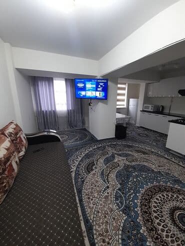 квартиры посуточно в бишкеке в районе филармонии: 1 комната, Парковка, Постельное белье, Душевая кабина — 1