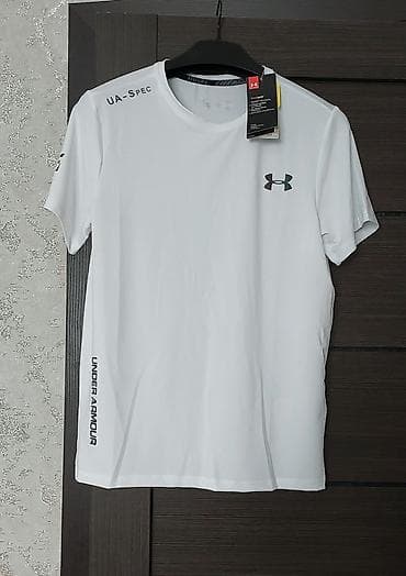 Футболки: Мужская футболка, S, M, Under Armour, Новый, цвет - Белый, Самовывоз — 3