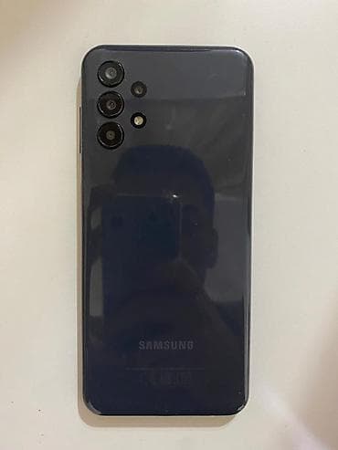13 plus: Samsung Galaxy A13, Б/у, 128 ГБ, цвет - Синий, 2 SIM — 1