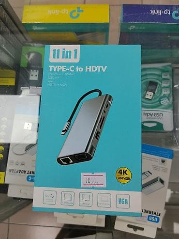 type c hdmi: Многофункциональный USB‑C хаб 11‑в‑1 TYPE‑C to HDTV Основные — 1