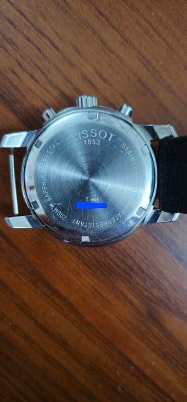 кошелек мужской кожаный ручной работы: Спорттук сааттар саат, Tissot, Таймер жана секунда өлчөгүч, Асыл нуска, Эркектердики, Колдонулган — 1