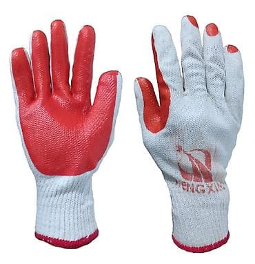 хлопковый: Строительные перчатки, В наличии — 1