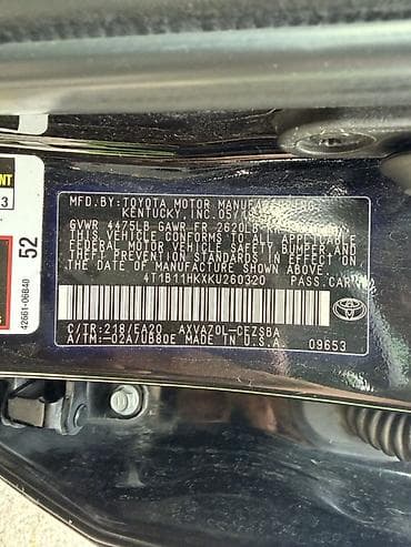 скупка кондиционера: Toyota Camry: 2019 г., 2.5 л, Автомат, Бензин, Седан — 10