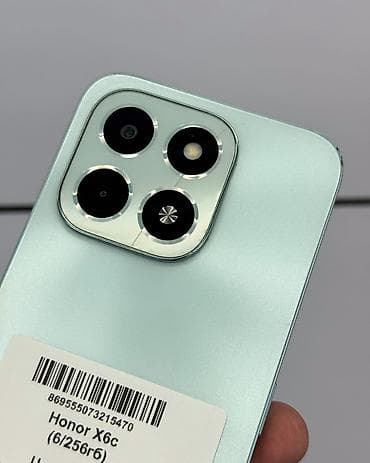 honor 50: Honor X6c, Б/у, 256 ГБ, цвет - Голубой, В рассрочку, 2 SIM — 3