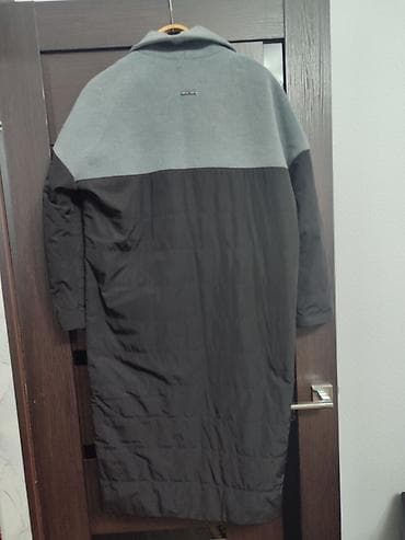 tech fleese: Пальто, Осень-весна, Стеганый, Длинная модель, Стандарт — 2