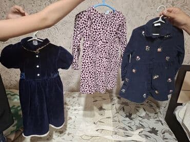 сарафан для беременных: Детское платье, цвет - Синий, Б/у — 1