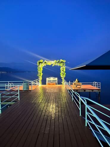 отдых на ыссык куле: Коттедж, коттедж с тремя спальными ЦО Радуга West, Кош-Кол, Парковка, стоянка, Сауна, Детская площадка — 23