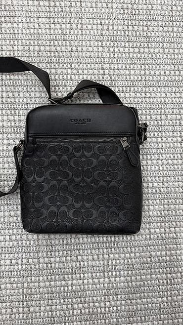 yandex bag: Классическая сумка, Coach, Материал: Комбинированный материал, Застежка на молнии, Мужские — 2