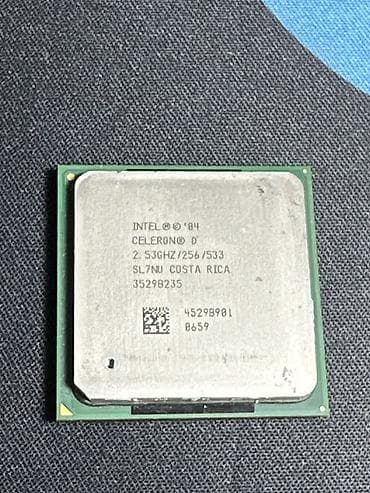 Процессор, Intel Celeron D, 1 ядер, Для ПК