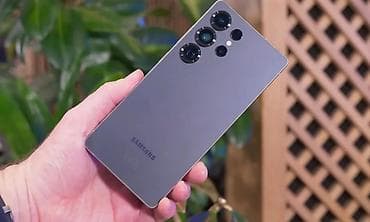 чехол s23: Samsung Galaxy S25 Ultra, Б/у, 256 ГБ, цвет - Серый, eSIM, 2 SIM — 1
