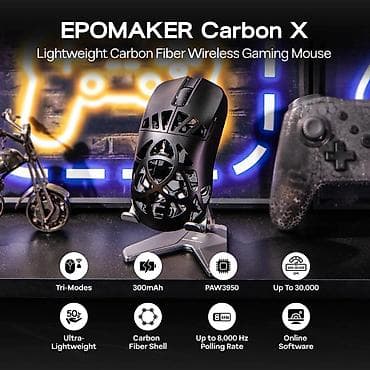 venom comp: Игровая мышь EPOMAKER Carbon X ультралегкий, удобный. На гарантии 12 — 2