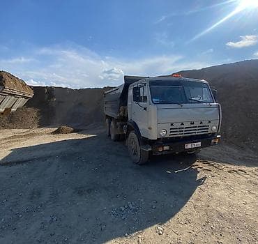 Смесь песок и гравий, Для дороги, Насыпью, Камаз