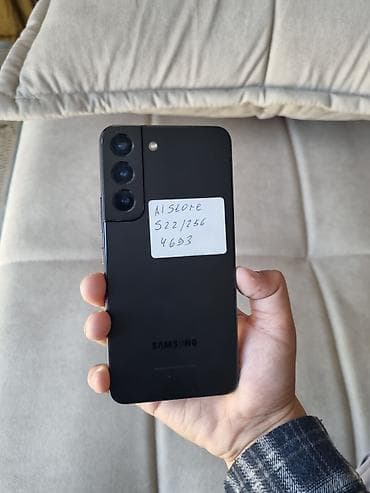 Samsung Galaxy S22, Б/у, 256 ГБ, цвет - Черный