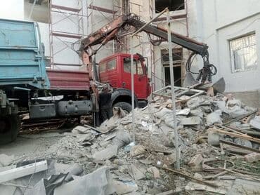 тачка строительный: Самосвал, Вывоз строй мусора, По городу, с грузчиком — 1