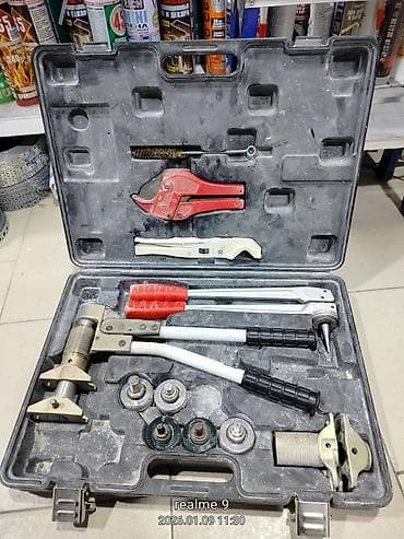 аргоновая сварка: Ручной пресс-инструмент для монтажа металлопластиковых и PEX/PE‑RT — 1