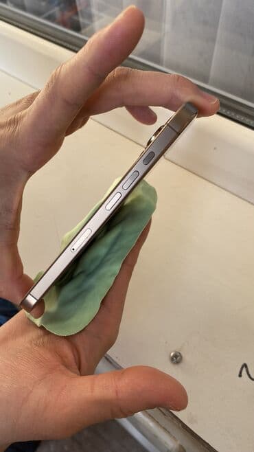 телефон бву: IPhone 16 Pro, Б/у, 256 ГБ, Desert Titanium, Коробка, 100 % — 4