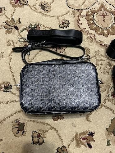 гоярд сумка: Классическая сумка, Турция, Материал: Комбинированный материал, Застежка на молнии, Мужские, Б/у — 2