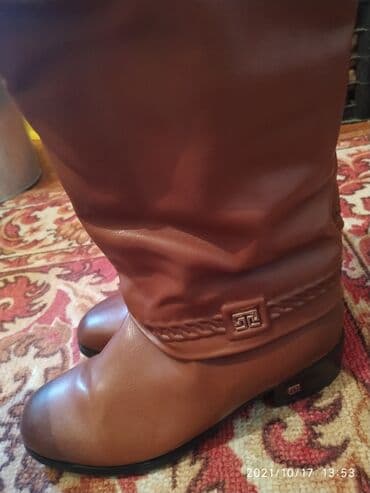 сапоги зимние женские натуральная кожа натуральный мех распродажа: Продаю женские сапоги в хорошем состоянии размер 37-38 мех натуральный — 2