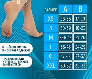 Медтовары: Компрессионные гольфы, 2 класс (23–32 мм рт. ст.), размер XXL, цвет — 6