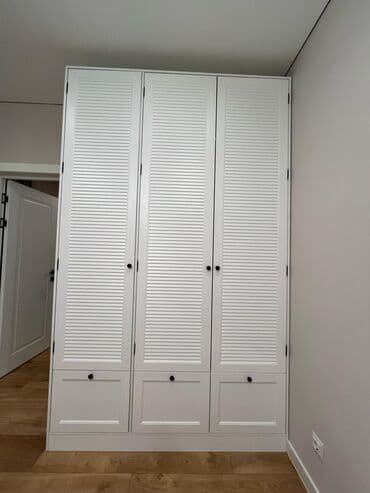 шкаф купе: Шифоньер, Новый, Прямой, цвет - Серый — 4