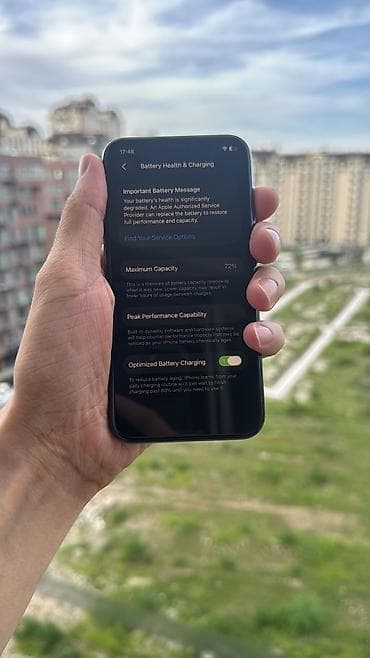 15 plus: IPhone 11 Pro, Б/у, 256 ГБ, Space Gray, Чехол, Кабель, 72 % — 3