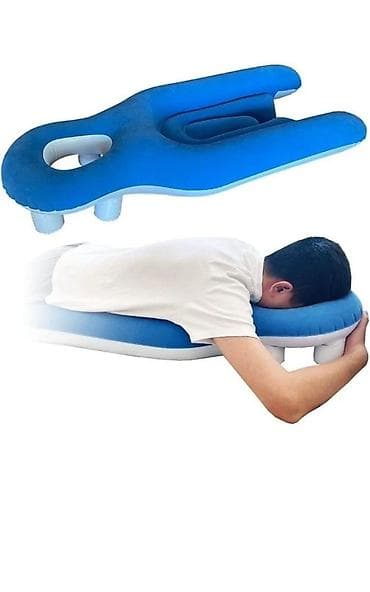 повязка на глаз: Подушка «лицом вниз» подходит для положения головы и тела после — 3