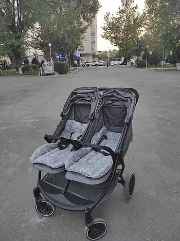 kids box: Коляска, цвет - Серебристый, Б/у, Самовывоз — 3