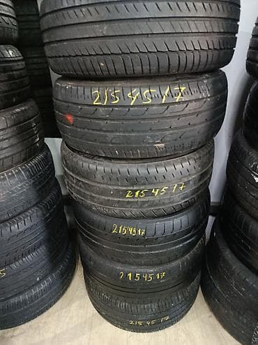 00: Шины 215 / 45 / R 17, Лето, Б/у, 1 шт, Легковые, Япония, Yokohama — 2
