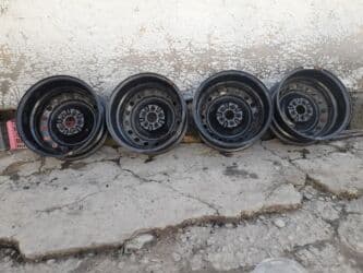 купить диски на авто в бишкеке: Дөңгөлөктөр монтажда 195 / 65 / R 15, Кыш, Жаңы, Комплект, Темир, тешиктери - 5 — 13