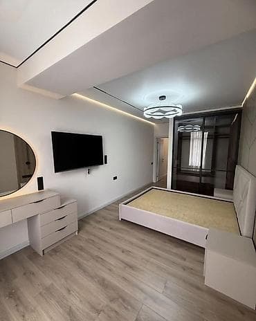 osh flat: 3 комнаты, 80 м², Киргизия 1 Элитка, 2 этаж, Дизайнерский ремонт — 5