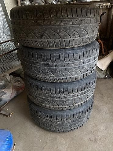 Дөңгөлөктөр монтажда 225 / 55 / R 17, Кыш, Колдонулган, Комплект, Жеңил унаалар, Куйма, тешиктери - 5 — 3