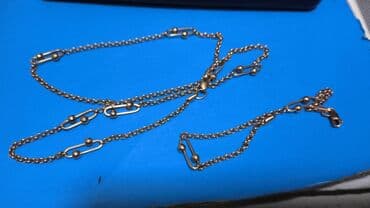 свадебное пышное платья с фатой: Набор украшений: цепочка и браслет 585 по.Россия розовое золото — 5