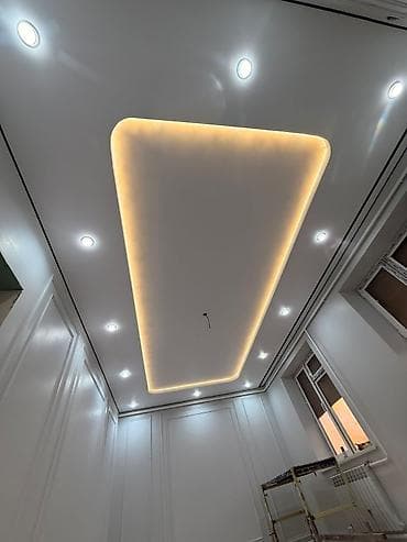 one construction: Натяжной потолок Глянцевое, Матовое, 3D потолки Гарантия, Бесплатная консультация, Бесплатный замер — 4