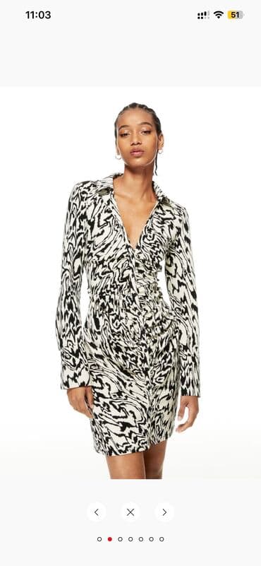 новогоднее платье для беременных: Вечернее платье, Коктейльное, Короткая модель, С рукавами, M — 1