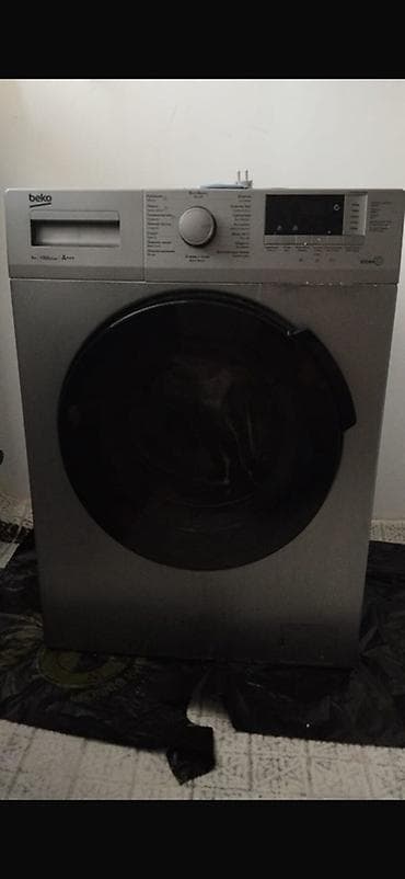 i3 3220: Стиральная машина Beko, фронтальная загрузка, серебристый корпус — 1
