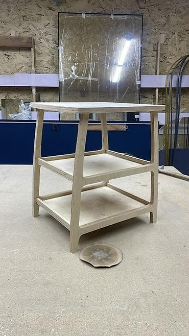 Прикроватная тумба, Без зеркала, Дерево