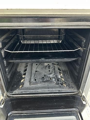 16 max: Газовая плита с духовкой, 50×60 см - 4 газовые конфорки разного — 4
