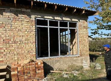 Панорамное окно/портал из ПВХ с остеклением для фасада. - Формат