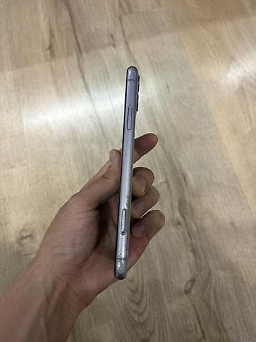 iphone es: IPhone 11, Б/у, 64 ГБ, Deep Purple, Кабель, 100 % — 2