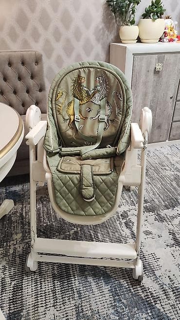 teddy bear: Стульчик для кормления, Б/у, Другой бренд, Пластик, Другой вид, цвет - Зеленый — 2